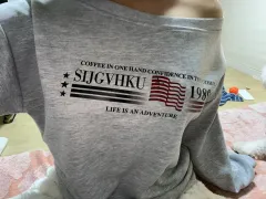 교신가능)エイブリー 片方オフショルダー スウェット