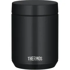 【新着商品】【食洗機対応モデル】 サーモス 真空断熱スープジャー 500ml ブラック 全パーツ食洗機OK 保温保冷 お手入れ簡単 口当たりがやさしい丸口設計 スタンダードモデル JED-500 BK