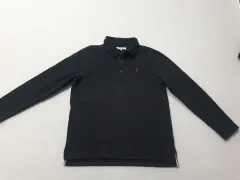 USポロ ASSIGNMENT 起毛 ポロTシャツ 2枚セット ブラック + カーキグリーン 100