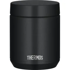 【新着商品】【食洗機対応モデル】 サーモス 真空断熱スープジャー 400ml ブラック 全パーツ食洗機OK 保温保冷 お手入れ簡単 口当たりがやさしい丸口設計 スタンダードモデル JED-400 BK