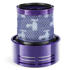 V10 V10 Motorhead V10 V10 Fluffy Absolute 高コスパ 耐久性の高いHEPAフィルター パーツ番号：969082-02 水洗可能 フィルター アジア版 と互換性のある 1個入り SV12 アメリカ版対応できない 掃除機用フ