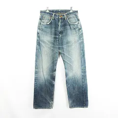 エドウィン EDWIN 505 1505 デニム ジーンズ ボトムス ワイド ストレート 30 インディゴブルー ※EKM