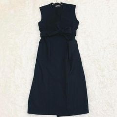 新品タグ付✨️ アナイ リネンライク ノースリーブ ウエストリボン