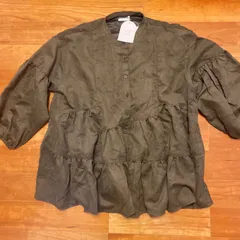 【新品未使用】mysa closet 田中里奈さん　M ティアードチュニックブラウス ブラウン