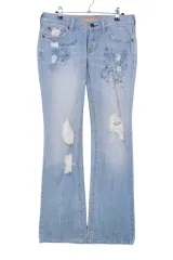 アバクロンビー ヴィンテージ デニム 刺繍 ズボン