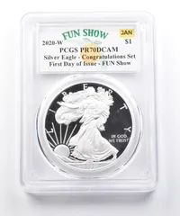 ゆ*み様 2020&2008アメリカイーグル銀貨2枚セット PCGS ANACS 2026年最新】