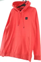 (XL-2XL) アンダーアーマー フード付きTシャツ 起毛 オーバーサイズ 蛍光-17160