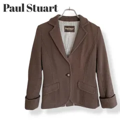 Paul Stuart ポールスチュアート ブラウン レディース アウター ジャケット テーラードジャケット サイズ6 Mサイズ相当  935KZ