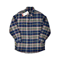Levi's リーバイス A0682-0000 ヘビーウエイト キルティング フランネル シャツ ジャケット オーバーサイズ ビッグ ワイド フィット ブルーチェック アメリカ 西海岸 サンフランシスコ クラシック ワークウエア ブランド アメカジ ストリート