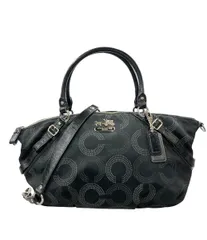 コーチ 2WAY ハンドバッグ ショルダーバッグ 肩掛け オプアート 15967 レディース COACH