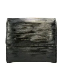 ルイ・ヴィトン Wホック二つ折り財布 ポルトモネ ビエ カルトクレディ エピ M63482 レディース メンズ LOUIS VUITTON