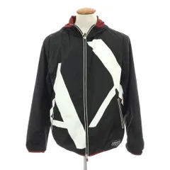 【中古】アルマーニ エクスチェンジ A/X ARMANI EXCHANGE リバーシブル ポリエステル フーデッドブルゾン ブラックxマルーン【サイズM】【メンズ】のサムネイル