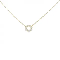 K18YG ダイヤモンド ネックレス 0.07CT