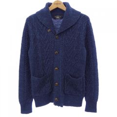 極美品】RRL インディゴ ショールカラー カーディガン ジャガード織り