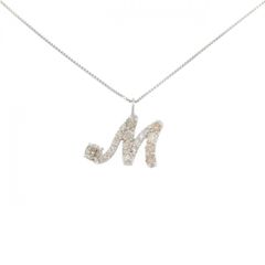 K18 パヴェ イニシャルM チャーム 0.3ct - メルカリ