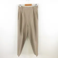 コルディア CORDIER テーパードパンツ ロング ストレッチ 茶 42 *A157