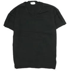 FACCIES ファッチーズ 日本製 リバースシームVネックTシャツ FCS18SK006 3 BLACK 半袖 トップス g15198のサムネイル