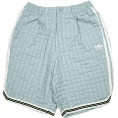 adidas Originals アディダス オリジナルス CHECK SHORT チェックショーツ DV3113 L(JPN) ライトブルー イージー ショートパンツ ボトムス g15200