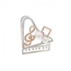 美品 MIKIMOTO ミキモト パール ブローチ 5粒 リボン アコヤ 定番