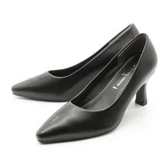 パンプス レディース 走れる 痛くない リクルート オフィス フォーマル ブラック 黒 仕事 就活 就職活動 立ち仕事 疲れにくい 歩きやすい 滑りにくい 3E 通勤 シンプル 靴 vb2306