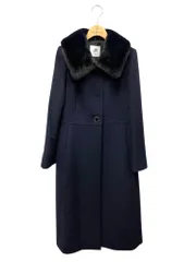 未使用級 FOXEY フォクシー カシミヤ ミンク コート ブローチ付き 38