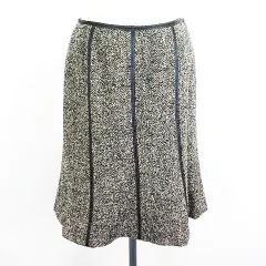 23区 オンワード樫山 スカート ボトムス ひざ丈 マーメイド ツイード ゴアード ウール混 38 ブラウン系 ※EKM