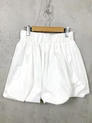 新品 PUNYUS プニュズ 渡辺直美 バルーン ミニ スカート size2/白 ■■レディース