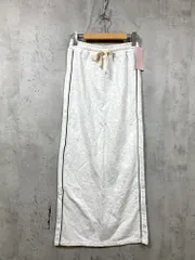 新品 mily bilet ミウィビレット サイドラインスウェット スカート sizeL/オートミール ■■レディース