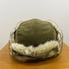 ルーベン ナイロンファー製フライトキャップ(カーキ/61cm)のサムネイル