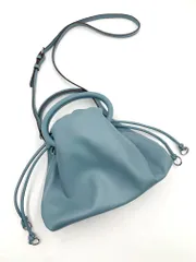 RODE SKO ロデスコ サークルハンドルドロストバッグ 2WAY ショルダー ハンド バッグ くすみブルー ■■レディース