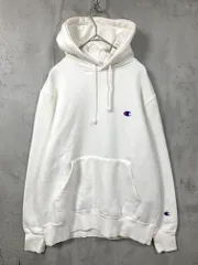 Champion チャンピオン C3-W105 裏起毛 ワンポイント プルオーバー パーカー sizeM/白 ■■レディース