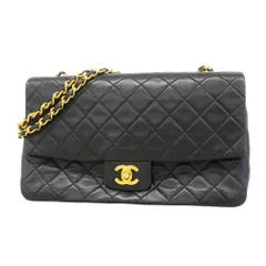 シャネル(Chanel) シャネル ショルダーバッグ マトラッセ Wチェーン ラムスキン ブラック レディース P2148247