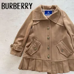 BURBERRY BULELABELフリル付きコートジャケットベージュ38
