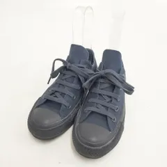 CONVERSE/weeksdays ALL STAR 100 OX オールスター ローカット 22cm スニーカー ネイビー レディース コンバース/ウィークスデイズ【中古】6-0119G◎