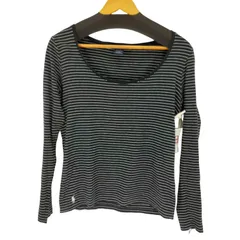 ラルフローレンスポーツ RALPH LAUREN SPORT ボーダー柄 ポニー刺繍  L/S ボートネックシャツ レディース import：M 