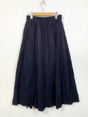 URBAN RESEARCH Sonny Label アーバンリサーチサニーレーベル LA97-25T003 定価8963円 細コールマキシフレア スカート size38/濃紺 ■■レディース