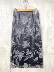 美品 PROPORTION BODY DRESSING プロポーションボディドレッシング 121-4220805 定価11990円 チュール配色レースナロー スカート sizePS/チャコール ■■レディース