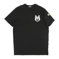 モンクレール SS TSHIRT ロゴ Tシャツ 8C000 34 8390T メンズ ブラック MONCLER【中古】 【アパレル・小物】