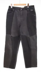 ダイム Dime BLOCKED RELAXED DENIM PANTS ブロック デニムパンツ デニム ブラック Mサイズ 103MB-788