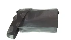 イアパピヨネ ear PAPILLONNER ワイドテープショルダーバッグ ダルメシアン柄テープ バッグ レディースバッグ ショルダーバッグ・メッセンジャーバッグ ブラック 103B-194