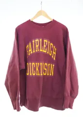 チャンピオン Champion 80's REVERSE WEAVE USA製 トリコタグ フェアリー ディキンソン大学 カレッジスウェットシャツ スウェット レッド Lサイズ 103MT-3850
