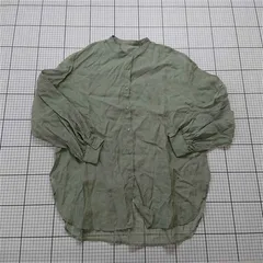 ◇ Θ チャオパニックティピー CIAOPANIC TYPY バンドカラーシャツ グリーン系 レディース E  【1601210015564】