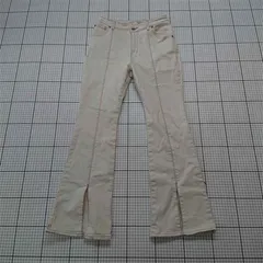 ◇ Θ フリーズマート FREE'S MART センターステッチフレアパンツ ベージュ系 M レディース E  【1601210014840】