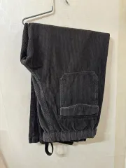 UNIQLO U 24fw コーデュロイタックワイドパンツ ダークグレー M