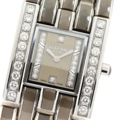 ショーメ Chaumet W19631-35B ケイシス スタークリスタル サイドダイヤ クォーツ レディース 内箱・保証書付き_939306のサムネイル
