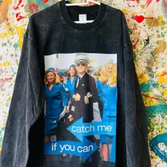 キャッチミーイフユーキャン 映画 リプリント メンズ 長袖 ロンT ディカプリオ