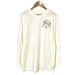 美品 25AW NIKE ナイキ ジョーダン ブルックリン リアルツリー オーバーサイズド ロングスリーブ Tシャツ HV0449-133 XS ホワイト レディース 古着 中古 USED