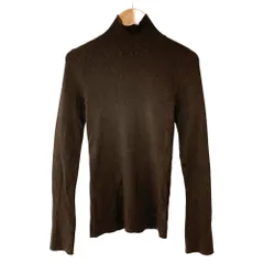 美品 25AW SNIDEL スナイデル 2wayハイネックプルオーバー ニット カットソー SWNT255057 F ブラウン レディース 古着 中古 USED