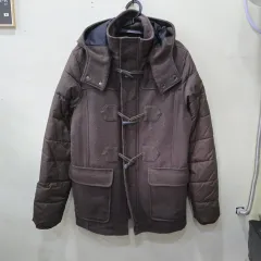 Calvin Klein ジーンズ CKJ ウール ブレンド ダッフル ダウン ジャケット (L)