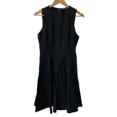 未使用 POLO RALPH LAUREN ポロラルフローレン ノースリーブ ロングワンピース サイズ6 ブラック レディース 古着 中古 USED